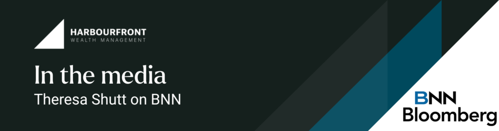 In the media BNN Bloomberg and Harbourfront Wealth Management banner graphic.