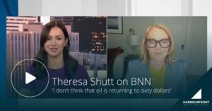 Image of Harbourfront CIO Therese Shutt with BNN Bloomberg interviewer on June 19, 2026.
