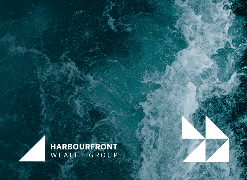 Harbourfront Wealth Group News Release image of water waves.